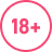 18+ age restriction symbol